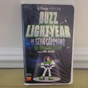 Buzz Lightyear of Star Command VHS Vintage.